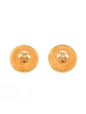Chanel Vintage Cut-Out Cc Clip-On #234327C87B